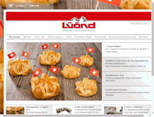 Tablet Screenshot of luond.ch